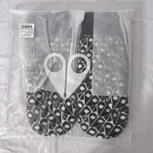 Moose Knuckles Monogram Mittens - Black & White - Size: L/XL - NWT